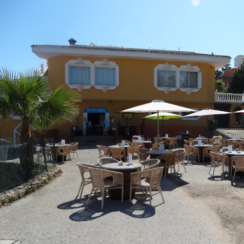 Restaurant bij Club del Sol Tennis in Calahonda